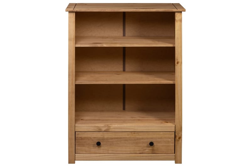 Bokhylle 80x35x110 cm heltre furu Panama Range - Brun - Oppbevaring - Hyller - Bokhylle