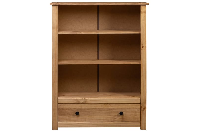 Bokhylle 80x35x110 cm heltre furu Panama Range - Brun - Oppbevaring - Hyller - Bokhylle