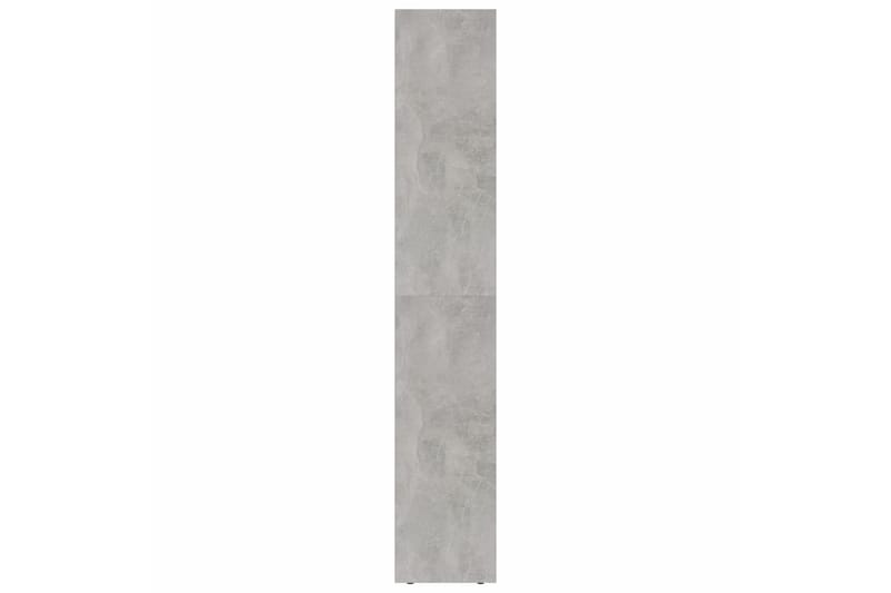 Bokhylle betonggrå 36x30x171 cm sponplate - Oppbevaring - Hyller - Bokhylle
