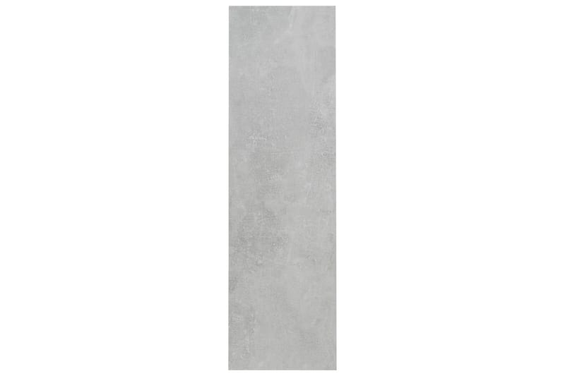 Bokhylle betonggrå 97,5x29,5x100 cm sponplate - Grå - Oppbevaring - Hyller - Bokhylle