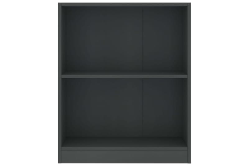Bokhylle grå 60x24x74,5 cm sponplate - Oppbevaring - Hyller - Bokhylle