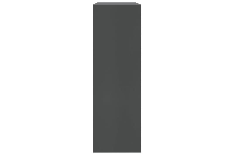 Bokhylle grå 60x24x74,5 cm sponplate - Oppbevaring - Hyller - Bokhylle