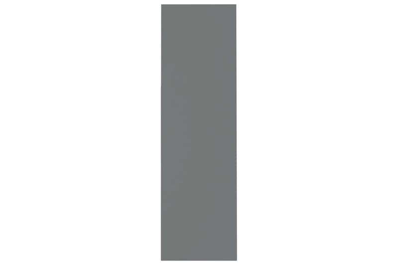 Bokhylle grå 97,5x29,5x100 cm sponplate - Grå - Oppbevaring - Hyller - Bokhylle