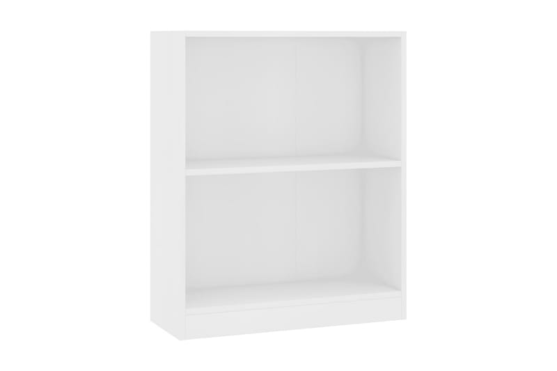 Bokhylle hvit 60x24x74,5 cm sponplate - Oppbevaring - Hyller - Bokhylle