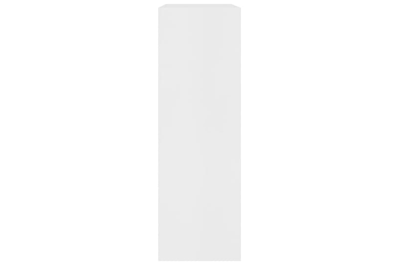 Bokhylle hvit 60x24x74,5 cm sponplate - Oppbevaring - Hyller - Bokhylle