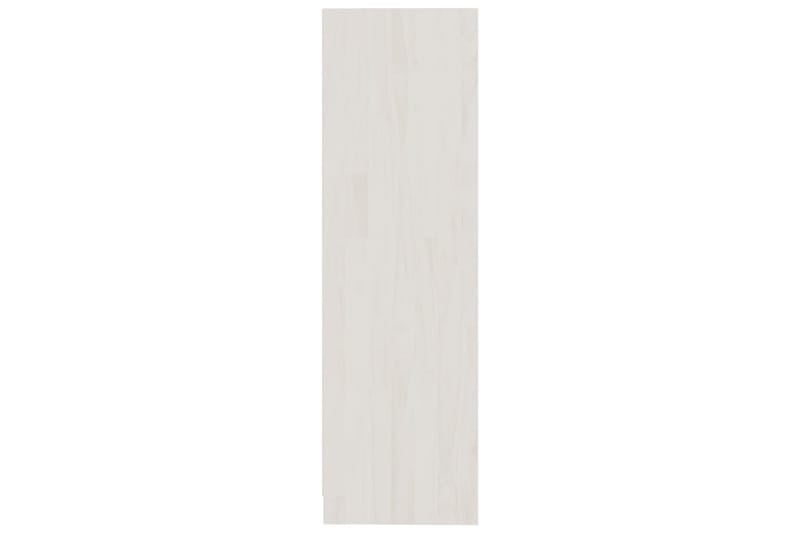 Bokhylle hvit 70x33x110 cm heltre furu - Hvit - Oppbevaring - Hyller - Bokhylle