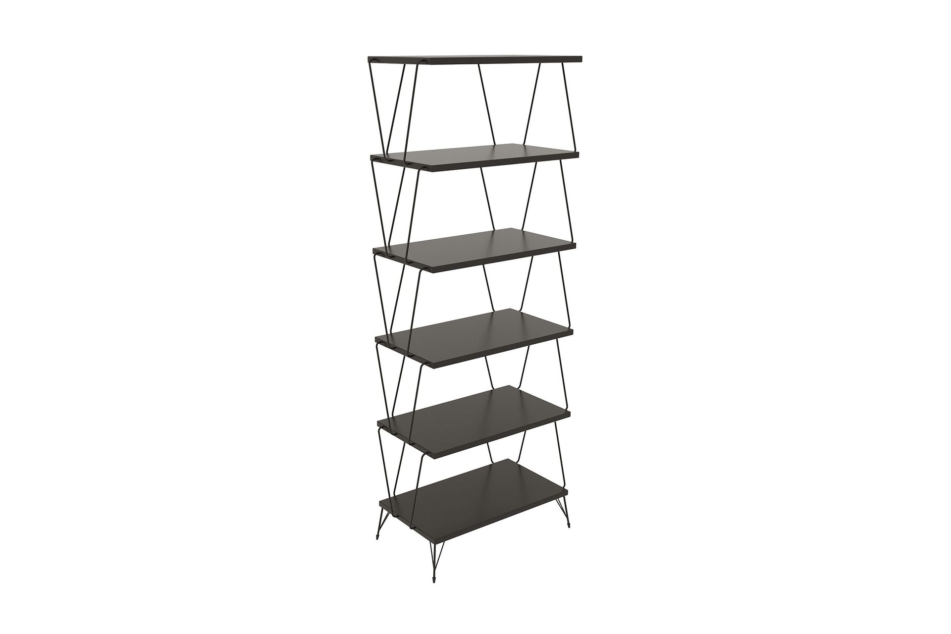 Bokhylle Igazz bokhylle 48x31 cm 5 hyller Antracit -