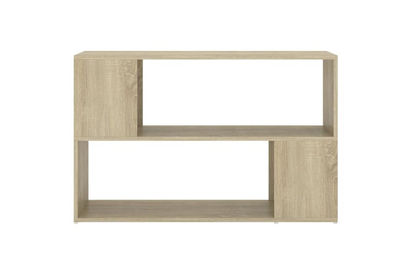 Bokhylle sonoma eik 100x24x63 cm sponplate - Brun - Oppbevaring - Hyller - Bokhylle