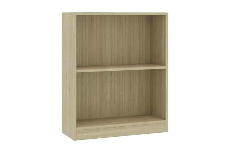Bokhylle sonoma eik 60x24x74,5 cm sponplate - Oppbevaring - Hyller - Bokhylle