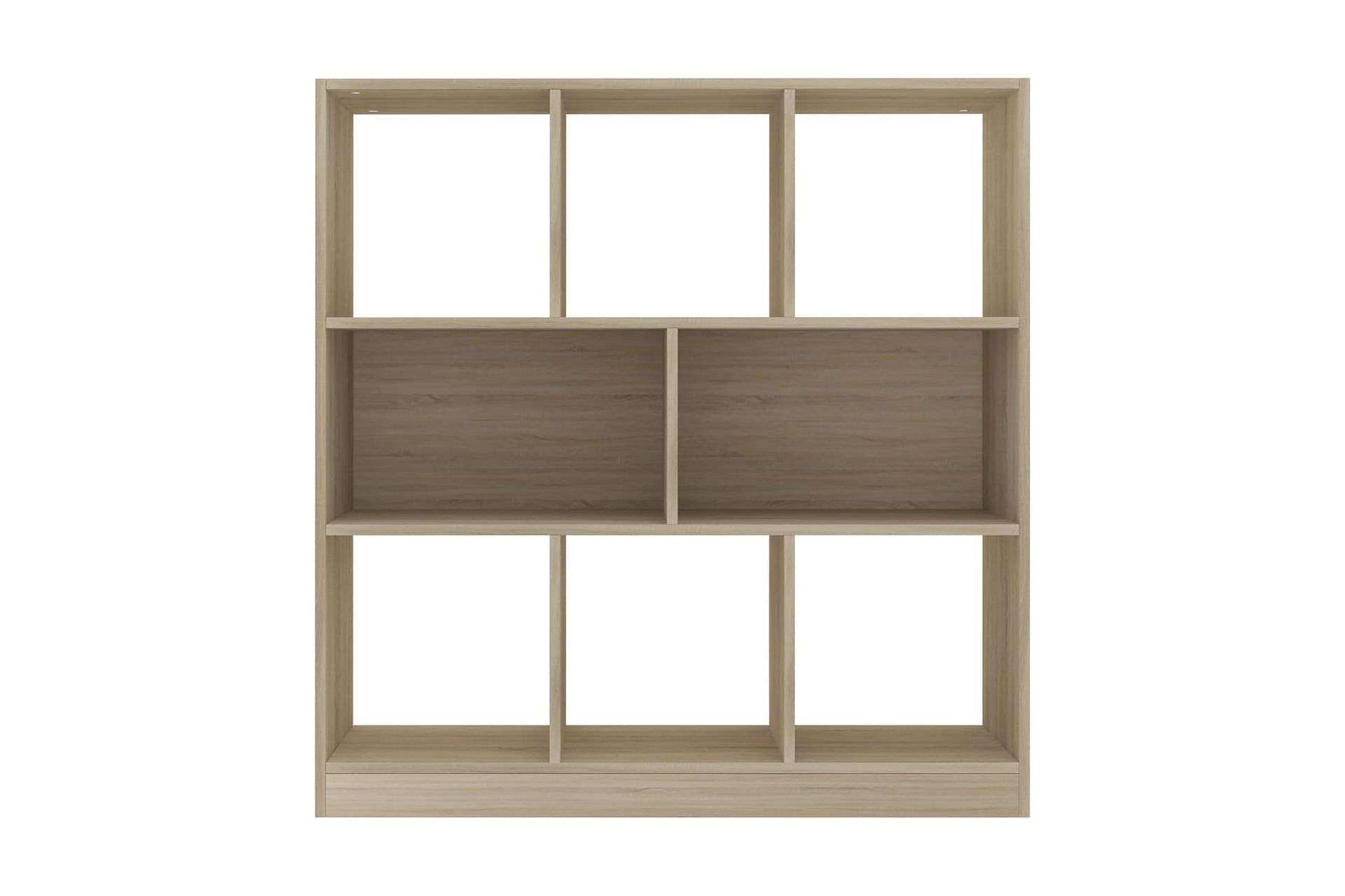 Bokhylle sonoma eik 97,5x29,5x100 cm sponplate - Brun - Oppbevaring - Hyller - Bokhylle