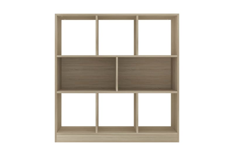 Bokhylle sonoma eik 97,5x29,5x100 cm sponplate - Brun - Oppbevaring - Hyller - Bokhylle