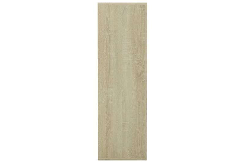 Bokhylle sonoma eik 98x30x98 cm sponplate - Brun - Oppbevaring - Hyller - Bokhylle