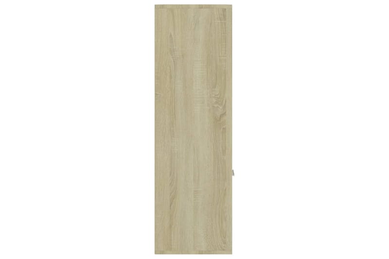 Bokhylle sonoma eik 98x30x98 cm sponplate - Brun - Oppbevaring - Hyller - Bokhylle