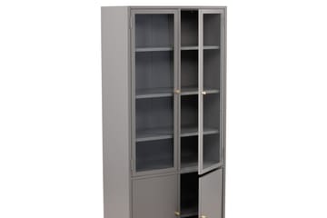 Bokhylle Venture Home Bakal Bokhylle 80x40,5x190 cm Ljusgrå - Oppbevaring - Hyller - Bokhylle