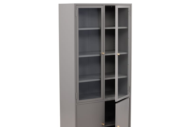 Bokhylle Venture Home Bakal Bokhylle 80x40,5x190 cm Ljusgrå - Oppbevaring - Hyller - Bokhylle