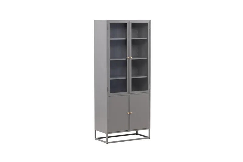 Bokhylle Venture Home Bakal Bokhylle 80x40,5x190 cm Ljusgrå, undefined
