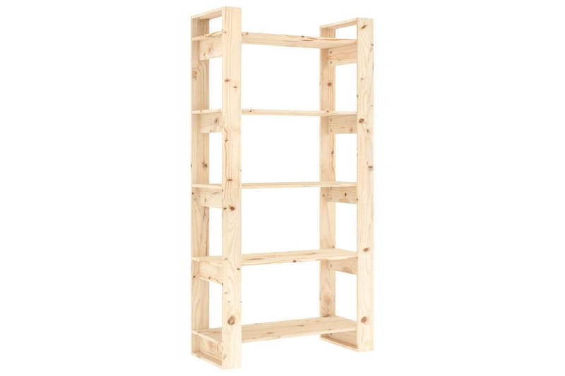Bokhylle/romdeler 80x35x160 cm heltre - Brun - Oppbevaring - Hyller - Bokhylle