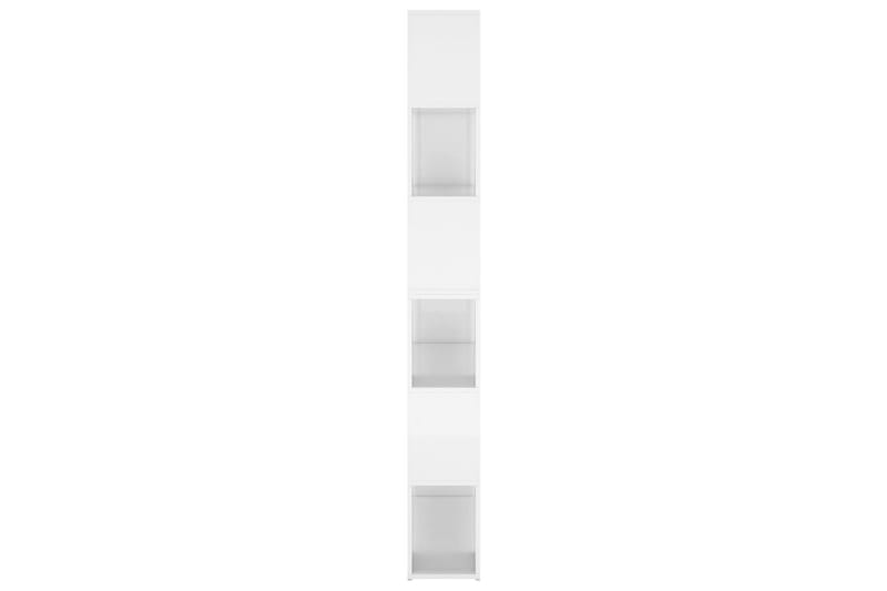 Bokhylle/romdeler høyglans hvit 100x24x188 cm - Hvit - Bokhylle