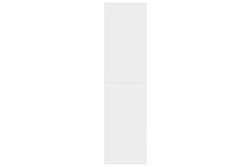 Bokhylle/Romdeler høyglans hvit 155x24x160 cm sponplate - Oppbevaring - Hyller - Bokhylle
