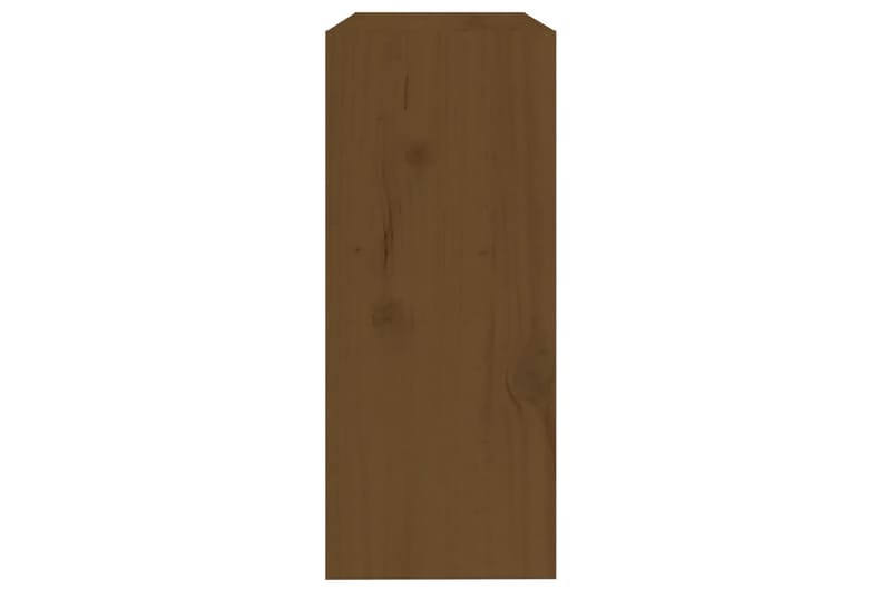 Bokhylle/romdeler honningbrun 60x30x71,5 cm heltre furu - Brun - Bokhylle