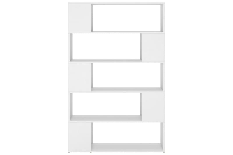 Bokhylle/romdeler hvit 100x24x155 cm sponplate - Hvit - Oppbevaring - Hyller - Bokhylle