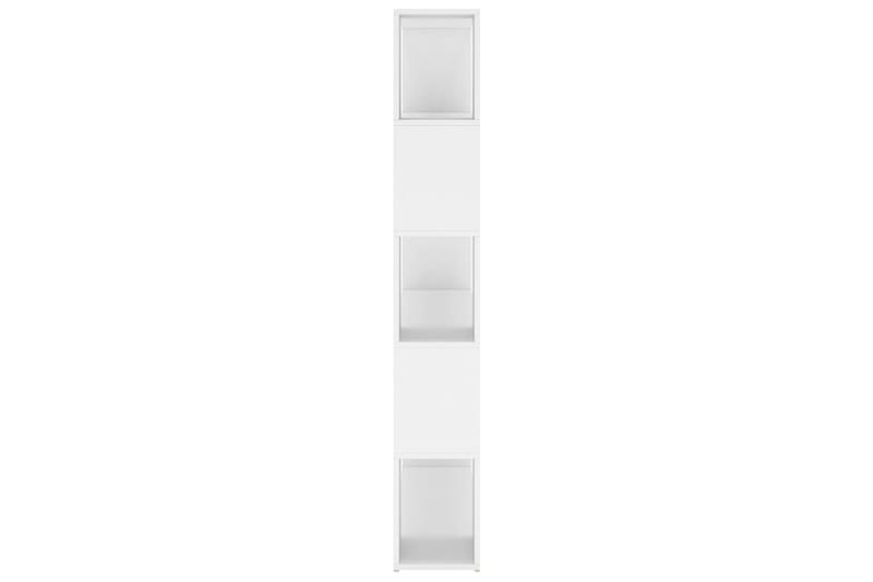 Bokhylle/romdeler hvit 100x24x155 cm sponplate - Hvit - Oppbevaring - Hyller - Bokhylle