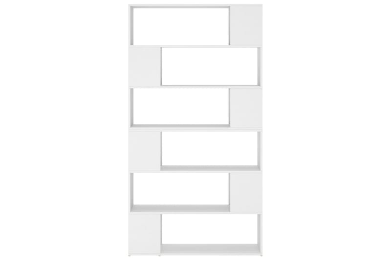 Bokhylle/romdeler hvit 100x24x188 cm - Hvit - Oppbevaring - Hyller - Bokhylle