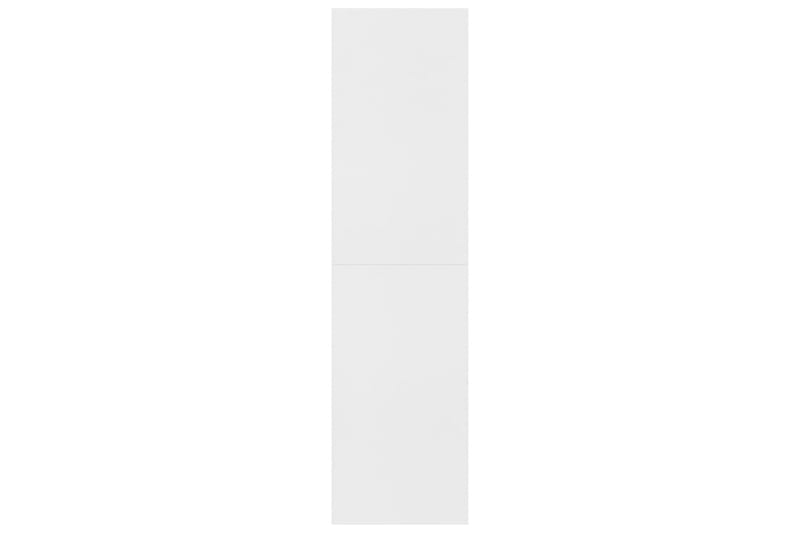 Bokhylle/Romdeler hvit 155x24x160 cm sponplate - Oppbevaring - Hyller - Bokhylle