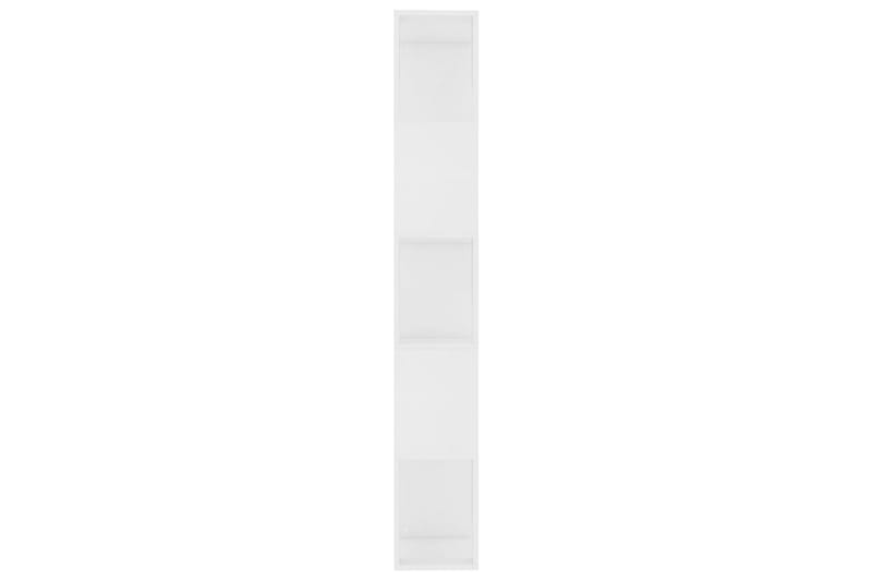 Bokhylle/Romdeler hvit 45x24x159 cm sponplate - Hvit - Oppbevaring - Hyller - Bokhylle