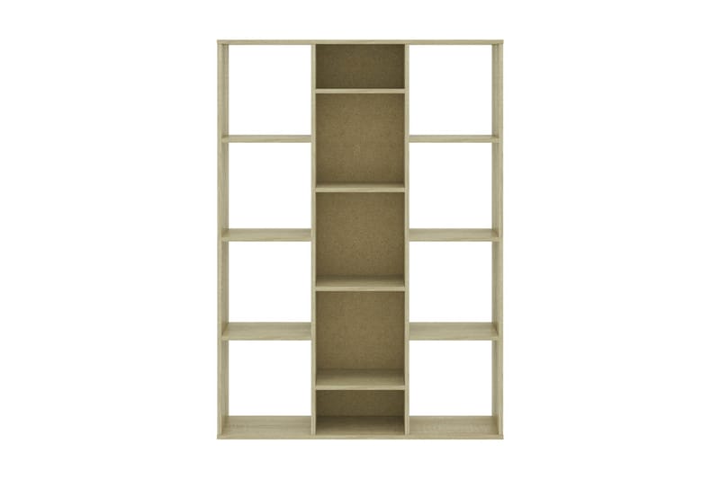 Bokhylle/Romdeler sonoma eik 100x24x140 cm sponplate - Oppbevaring - Hyller - Bokhylle
