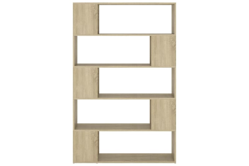 Bokhylle/romdeler sonoma eik 100x24x155 cm sponplate - Brun - Oppbevaring - Hyller - Bokhylle