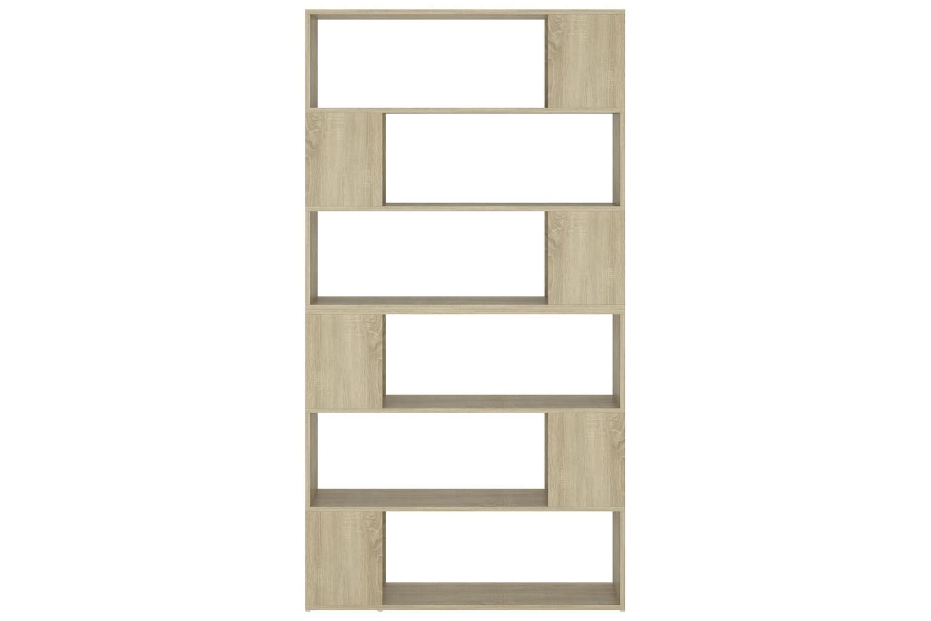 Bokhylle/romdeler sonoma eik 100x24x188 cm - Brun - Oppbevaring - Hyller - Bokhylle