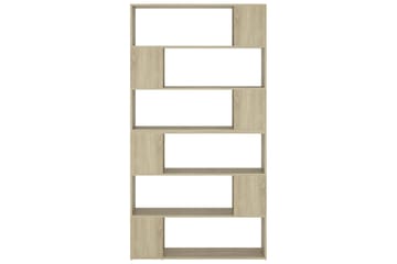 Bokhylle/romdeler sonoma eik 100x24x188 cm - Brun - Oppbevaring - Hyller - Bokhylle