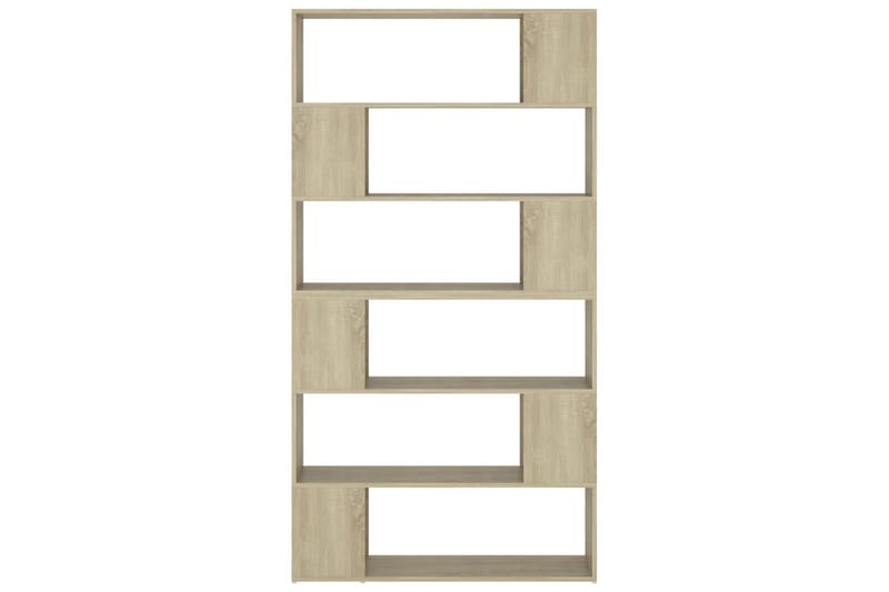 Bokhylle/romdeler sonoma eik 100x24x188 cm - Brun - Oppbevaring - Hyller - Bokhylle