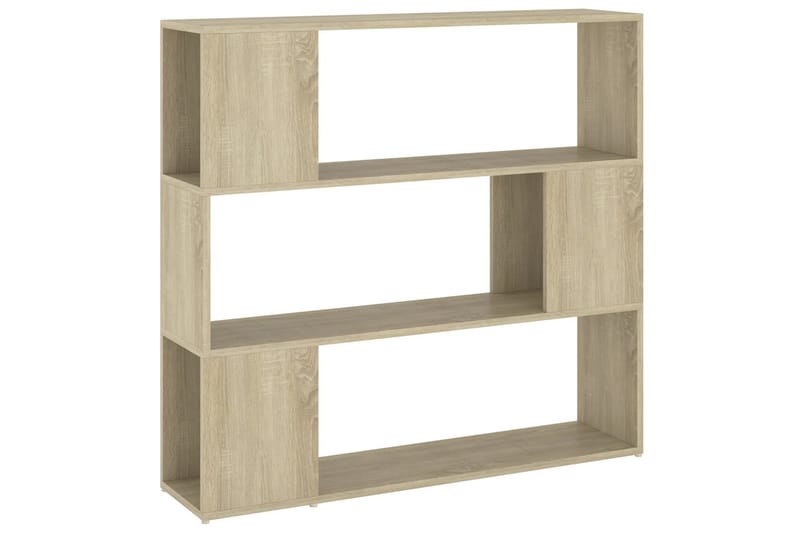 Bokhylle/romdeler sonoma eik 100x24x94 cm - Brun - Oppbevaring - Hyller - Bokhylle