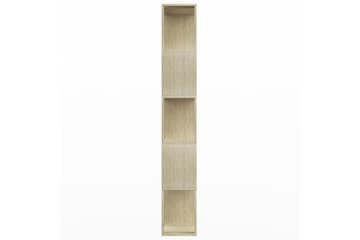 Bokhylle/Romdeler sonoma eik 80x24x159 cm sponplate - Brun - Oppbevaring - Hyller - Bokhylle