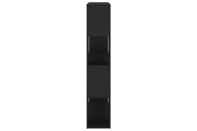Bokhylle/romdeler svart 100x24x124 cm - Svart - Oppbevaring - Hyller - Bokhylle