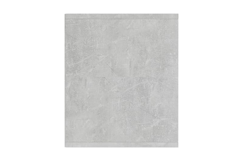 Bokhylle/TV-benk betonggrå 143x30x36 cm - Grå - Oppbevaring - Hyller - Bokhylle