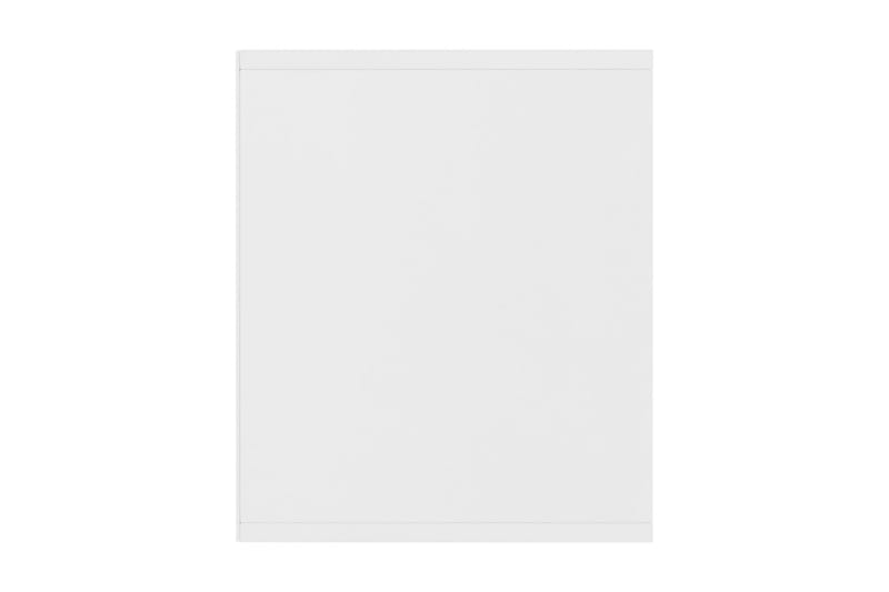 Bokhylle/TV-benk hvit 143x30x36 cm - Hvit - Oppbevaring - Hyller - Bokhylle