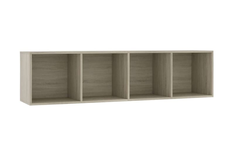 Bokhylle/TV-benk sonoma eik 143x30x36 cm - Brun - Oppbevaring - Hyller - Bokhylle