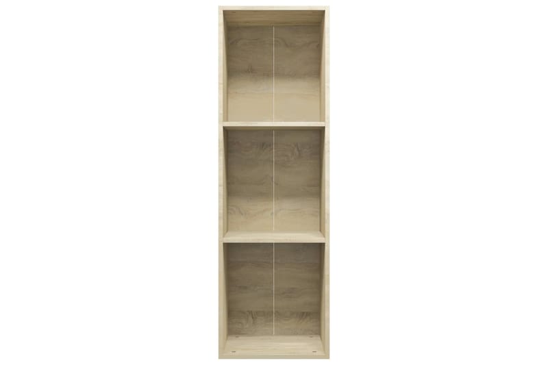 Bokhylle/TV-benk sonoma eik 36x30x114 cm sponplate - Brun - Oppbevaring - Hyller - Bokhylle