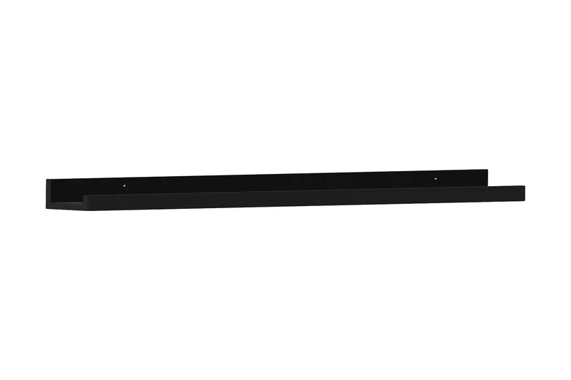 Black Shelf Bildehylle MDF 90 cm, Svart