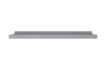 Flytende vegghyller 2 stk grå 60x9x3 cm MDF - Oppbevaring - Hyller - Bokhylle - Boklist