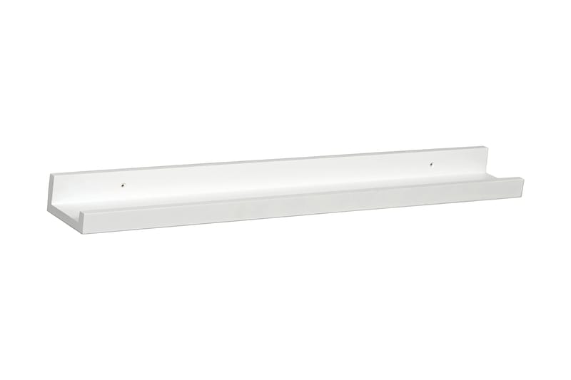 White Bilderamme MDF - Shelf 70cm - Oppbevaring - Hyller - Bokhylle - Boklist