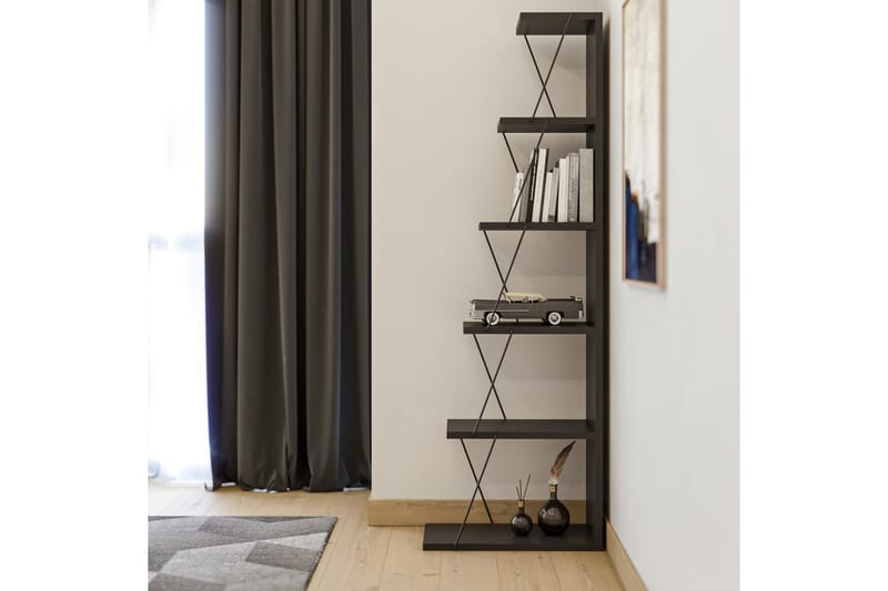 Bookshelf Antrasitt|Svart - Antrasitt/Svart - Oppbevaring - Hyller - Bokhylle