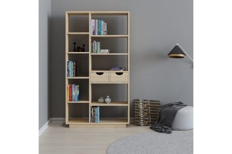 Bookshelf Eik - Natur - Oppbevaring - Hyller - Bokhylle
