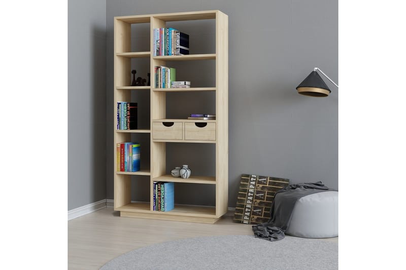 Bookshelf Eik - Natur - Oppbevaring - Hyller - Bokhylle