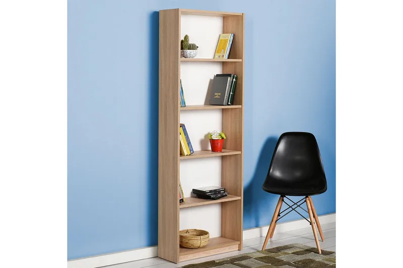 Bookshelf Eik-Sonoma - Natur - Oppbevaring - Hyller - Bokhylle