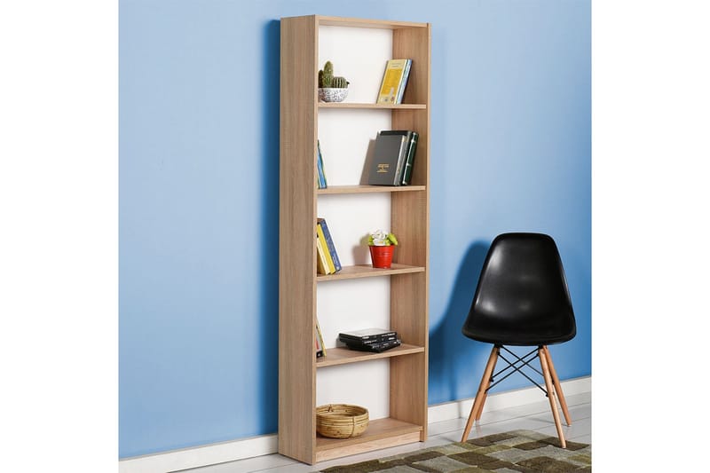 Bookshelf Eik-Sonoma - Natur - Oppbevaring - Hyller - Bokhylle