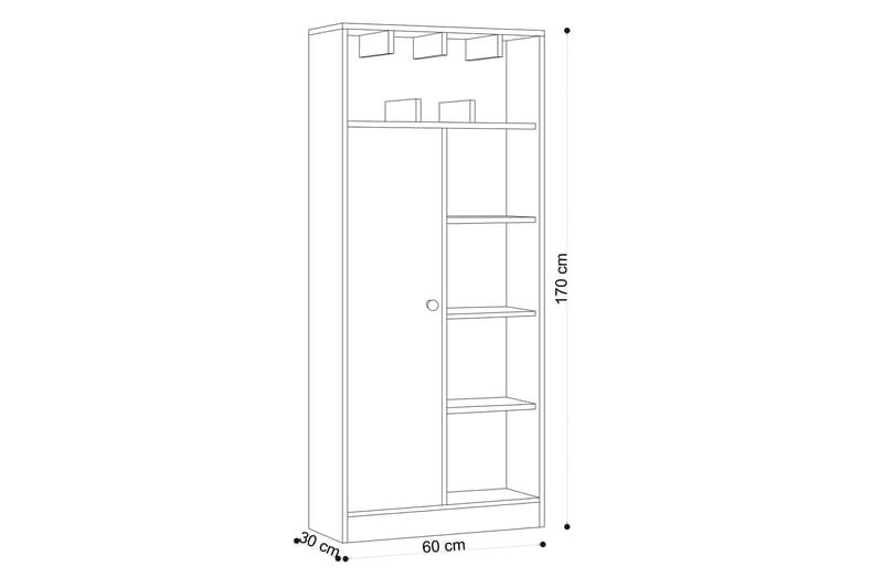 Bookshelf Eik - Oppbevaring - Hyller - Bokhylle